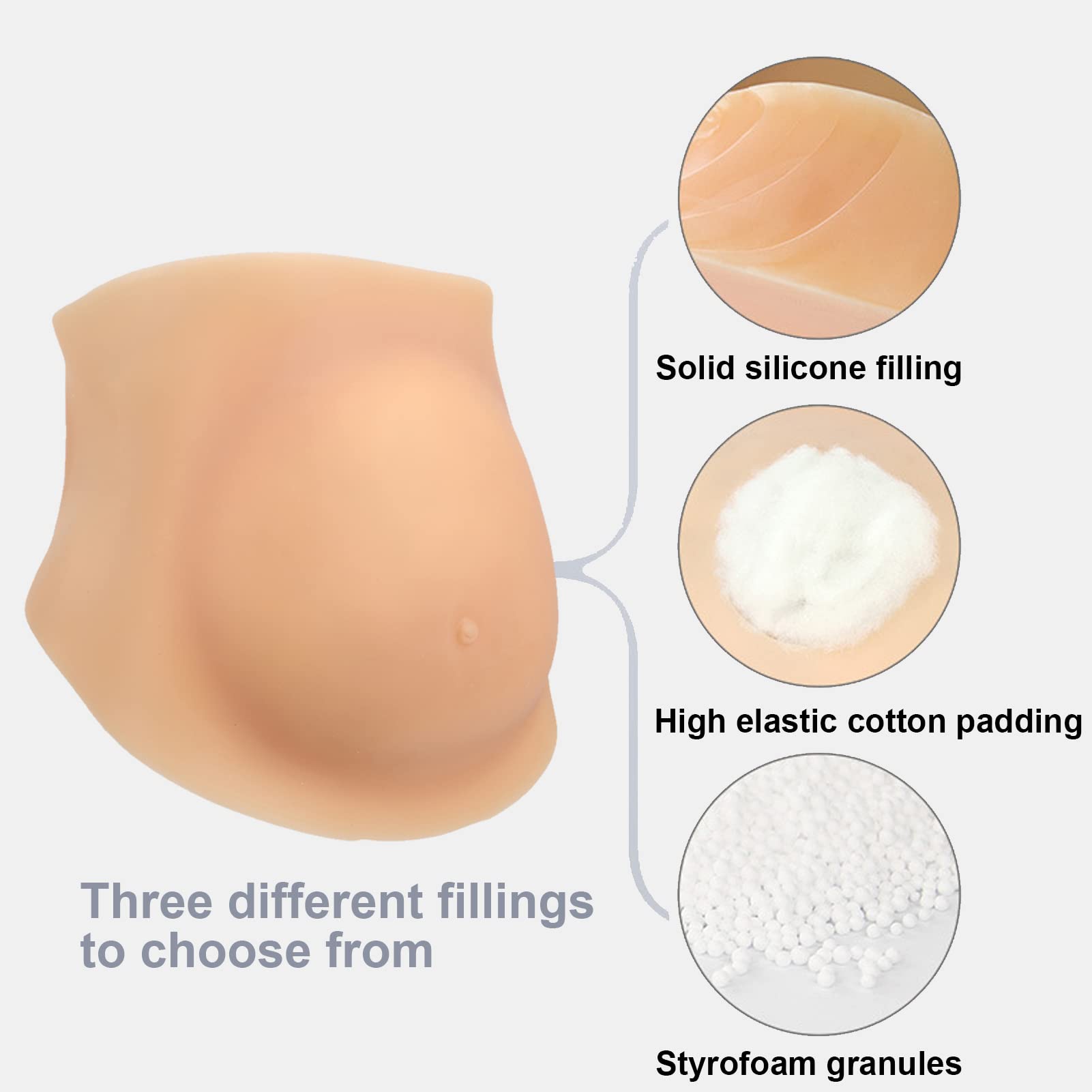 Mua Pomya Geflschter Schwangerschaftsbauch aus Silikon, Hautfarbener Knstlicher  Schwangerschaftsbauch aus Silikon, Falscher Bauch Baby Schwangerer Bauch  fr Filmrequisiten Schwangerschaft Frauen(XL) trn Amazon c chnh hng  2026 | Fado