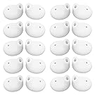 20 Pieces Silicone Earbuds Tips Covers Replacement Ear Gels Buds for Samsung Galaxy Note 5/Note 7/S7/S6/S6 Edge Earbuds,White color