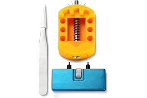 Watch Battery Replacement Tool Kit Watch Wrench Back Remover for Rotate Open Watch Cover Watch Case Opener Set with Watch Bac