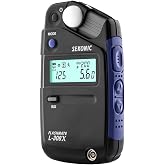 Sekonic FLASHMATE L-308X Photographers and Film Makers Exposure Meter - Black/Blue