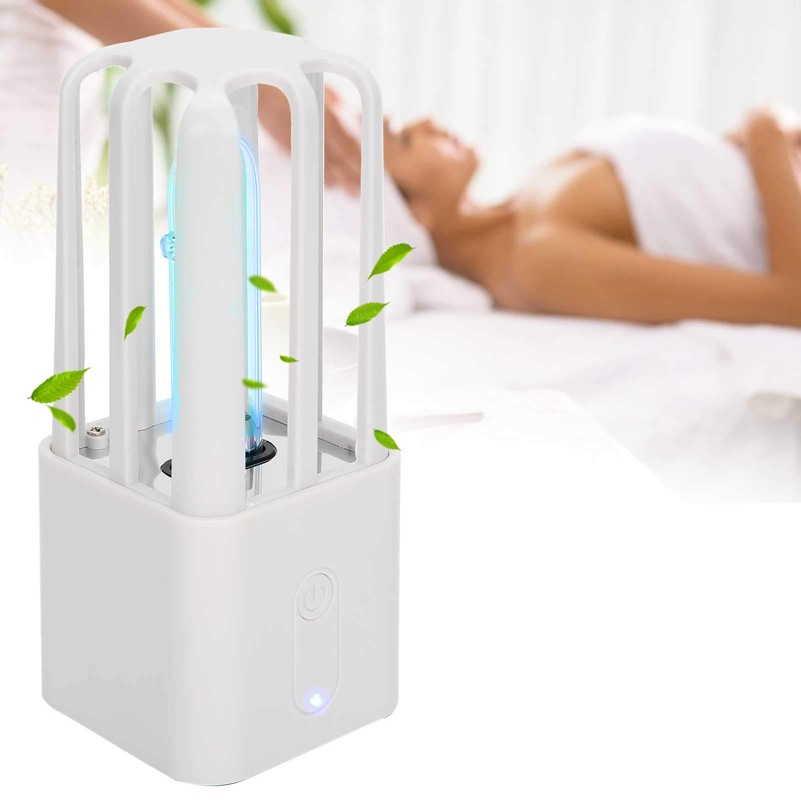 HURRISE Uv Disinfection Lamp, Uv Sanitizer, Uvc Light - Ultraviolet Lightbulb, USB Rechargeable, Cleaning for Hotels, Cars, Pets, Hospitals