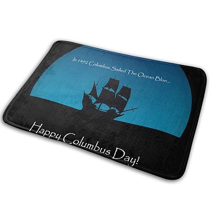 Amazon Com Columbus Day In 1492 Sailed The Ocean Blue Throw Area