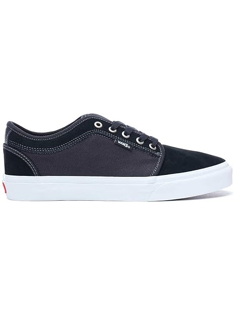 vans chukka low black white