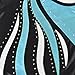 Ukyzddio Girls Long Sleeve Shiny Waves Metallic Athletic Dance Gymnastics Leotard Outfit Blue Waves Black Size 10