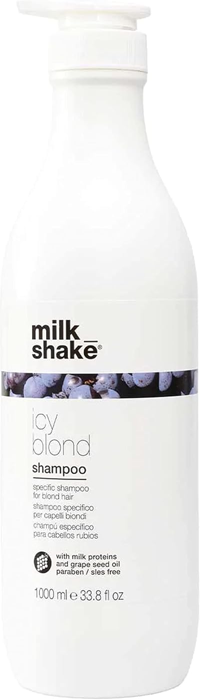 milk_shake Icy Blonde Shampoo 1000 ml - Toning & Brightening Hair Care