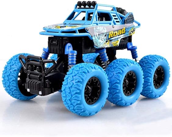 Amazon Corper Toys モンスタートラックおもちゃ プルバック メタルダイカスト 車 ビッグフット モンスタージャム プルバック クライミング レーシング オフロード車 子供 幼児 男の子用 ブルー プルバックカー おもちゃ