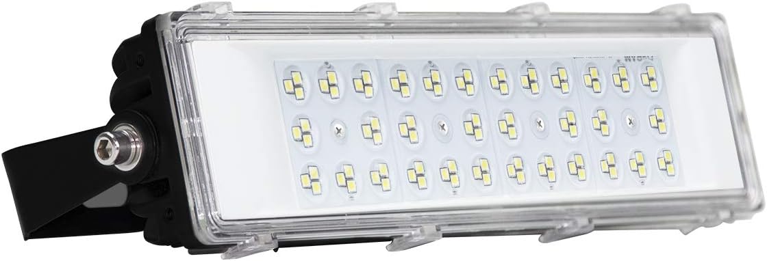 50W LED Flood Light Outdoor, 7000lm Super Bright Security Lights, IP66 Waterproof Outdoor Flood Light, 6500K Daylight White Floodlight for Yard, Garden, Playground, Basketball Court - - 