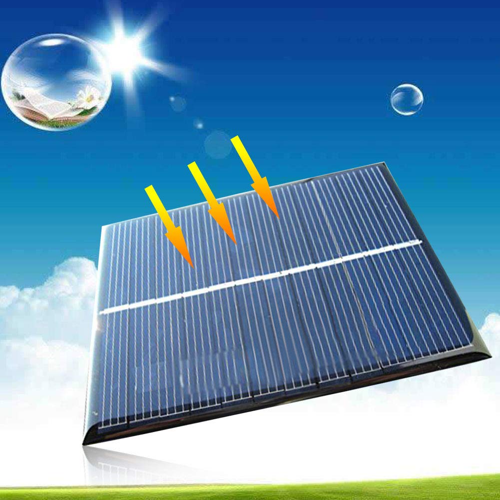 Xatan Mini Solar Panel Solar Panel DIY Battery Solar Cell Charger for Charging in Various Patterns (6V/1.1W/200mA)