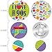 Big Dot of Happiness 90's Throwback - 1990s Party Giant Circle Confetti - Party Decorations - Large Confetti 27 Count