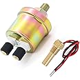ARTILAURA 1/8NPT 0-150PSI Oil Pressure Sensor and 1/8NPT Water Temperature Sender Sending Unit