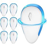 2025 Upgraded Ultrasonic Pest Repeller Indoor Insect Repeller Pestlab, Repellent Roach, Mouse, Bugs, Mosquito, Mice, Spider, Ant, Rodent Repellent Ultrasonic Plug in, Pet-Friendly, 6 Pack