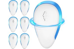 YOOYHHOME 2025 Upgraded Ultrasonic Pest Repeller Indoor Insect Repeller Pestlab, Repellent Roach, Mouse, Bugs, Mosquito, Mice, Spider, Ant, Rodent Repellent Ultrasonic Plug in, Pet-Friendly, 6 Pack