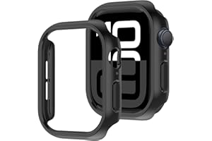 DNNBAO 2 Pack Hard PC Bumper Case for Apple Watch Series 10 46mm,Ultra-Thin Protective Cover Frame [NO Screen Protector] for iWatch Accessories 46mm