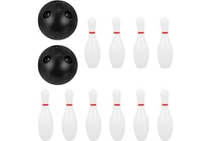 TOYANDONA Plastic Bowling Balls Set Kids Bowling Balls Set Bowling Game 1 Set Kids Bowling Balls Plastic Bowling Toy Outdoor 
