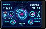 Gathukila 3.5 Inch USB Computer CPU GPU RAM HDD Monitor AIDA64 Black Secondary view 5