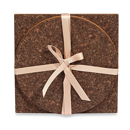 Thirstystone 2-Piece Dark Cork Trivet Set