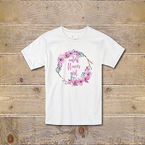 Flower Girl Shirt Gift Flowergirl Cutest