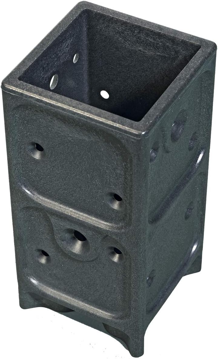 Screw On Sleeve Wooden Post Holder Fence Post Anchor 1 Piece Amazon Co Uk Garden Outdoors