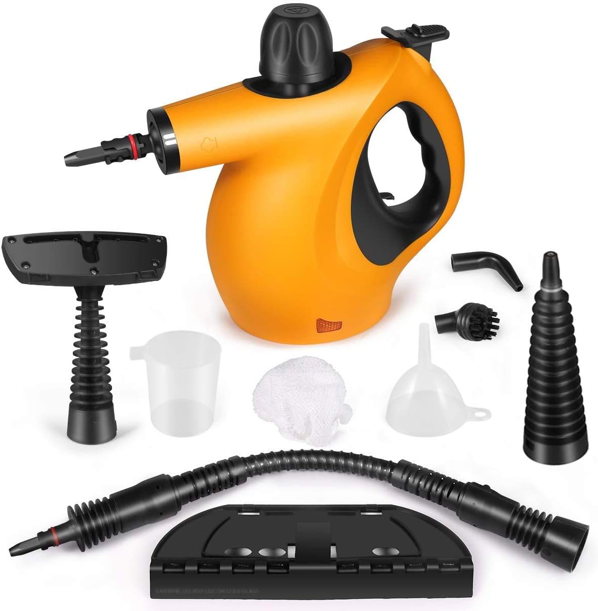 Handheld Pressurized Steam Cleaner with 9-Piece Accessory Set Multi-Surface and Chemical-Free All Natural Steam Cleaning for Home, Auto, Patio, More