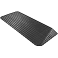 Silver Spring Solid Rubber Threshold Ramp 2" Rise 1,500 lb. Capacity for Wheelchairs and Power Scooters Indoor Outdoor Use
