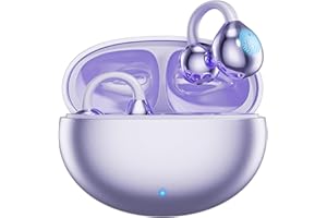 MERRYKING Language Translation Earbuds, 3-in-1 Free-Clip Translator Earbuds, 144-language Real-time Two-Way Translation Device, HD Sound, Long Battery Life, iOS and Android, Ideal for Travel & Business, Purple