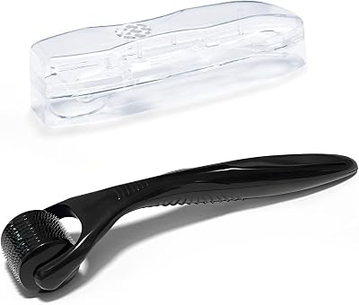 LacyMC Beard Roller 0.5mm Titanium Needles for Hair Growth Stimulation 540