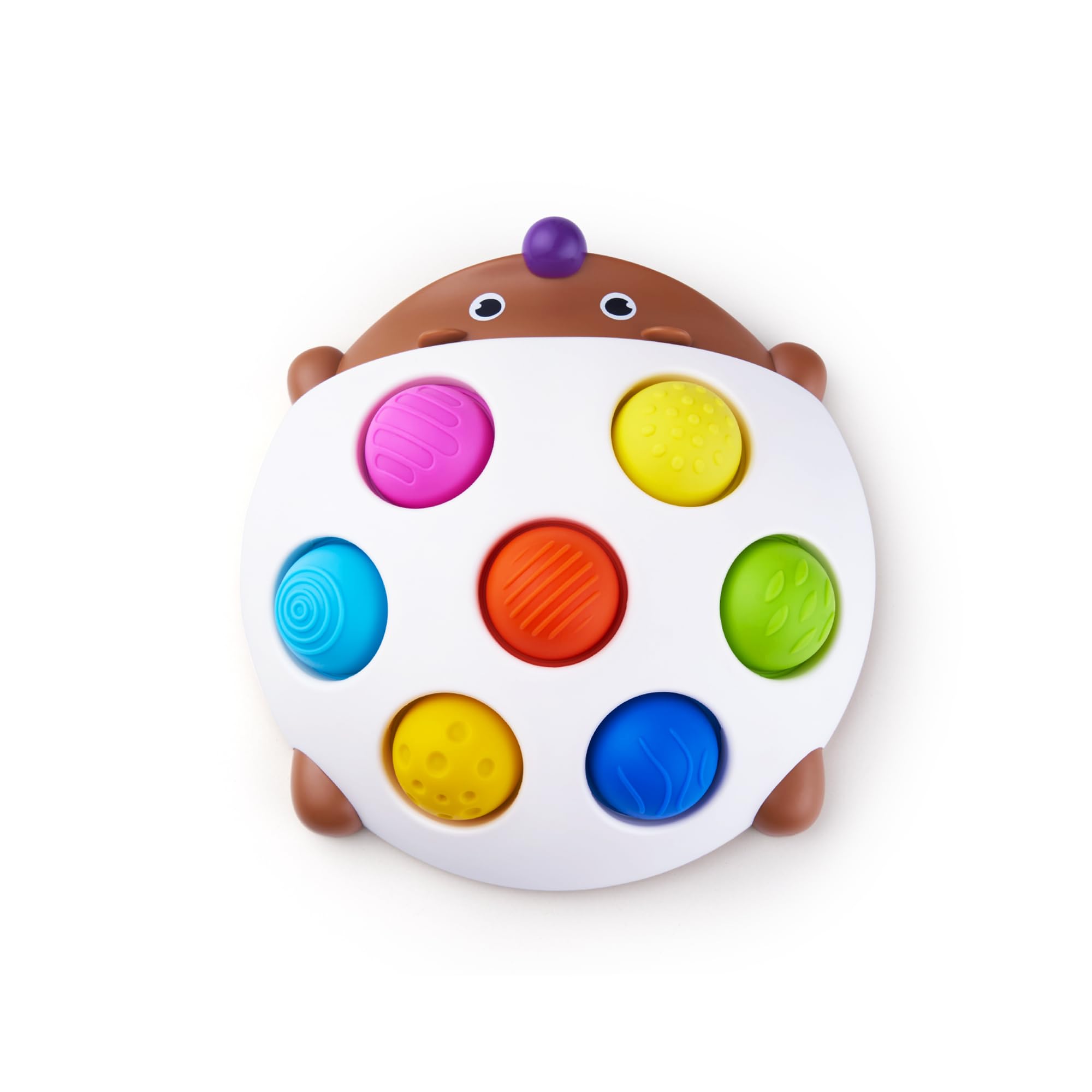 LiKee Fidget Popper Sensory Baby Toys for 10+ Months, Christmas Stocking Stuffers Push and Popping Busy Board, Montessori Toys for 1+ Years Old, Airplane Car Travel Toy for Toddlers 1-3 Stress Relief