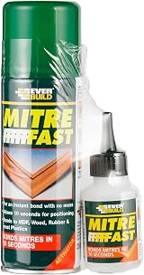 Everbuild Mitre Fast Two Part Bonding Kit 50g Adhesive 200ml Activator view 1