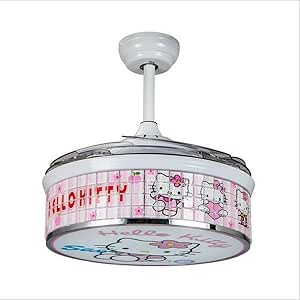 ACZZ Candelabro Ventilador Candelabro Led Dormitorio Luz de ventilador