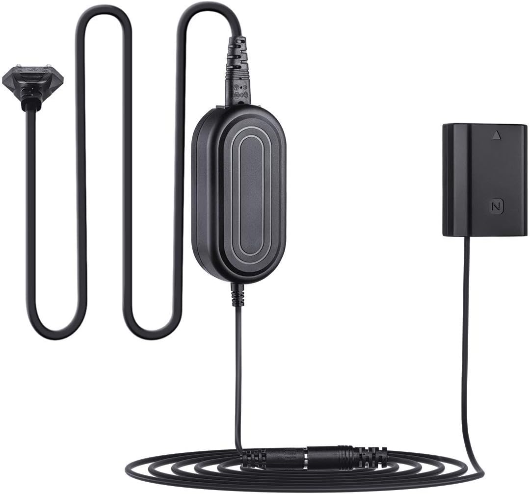 Fomito NP-FZ100 AC Power Adapter Kit Replacement for Sony BC-QZ1 Battery Charger, Compatibe with Alpha A7 III, A7R III, A9