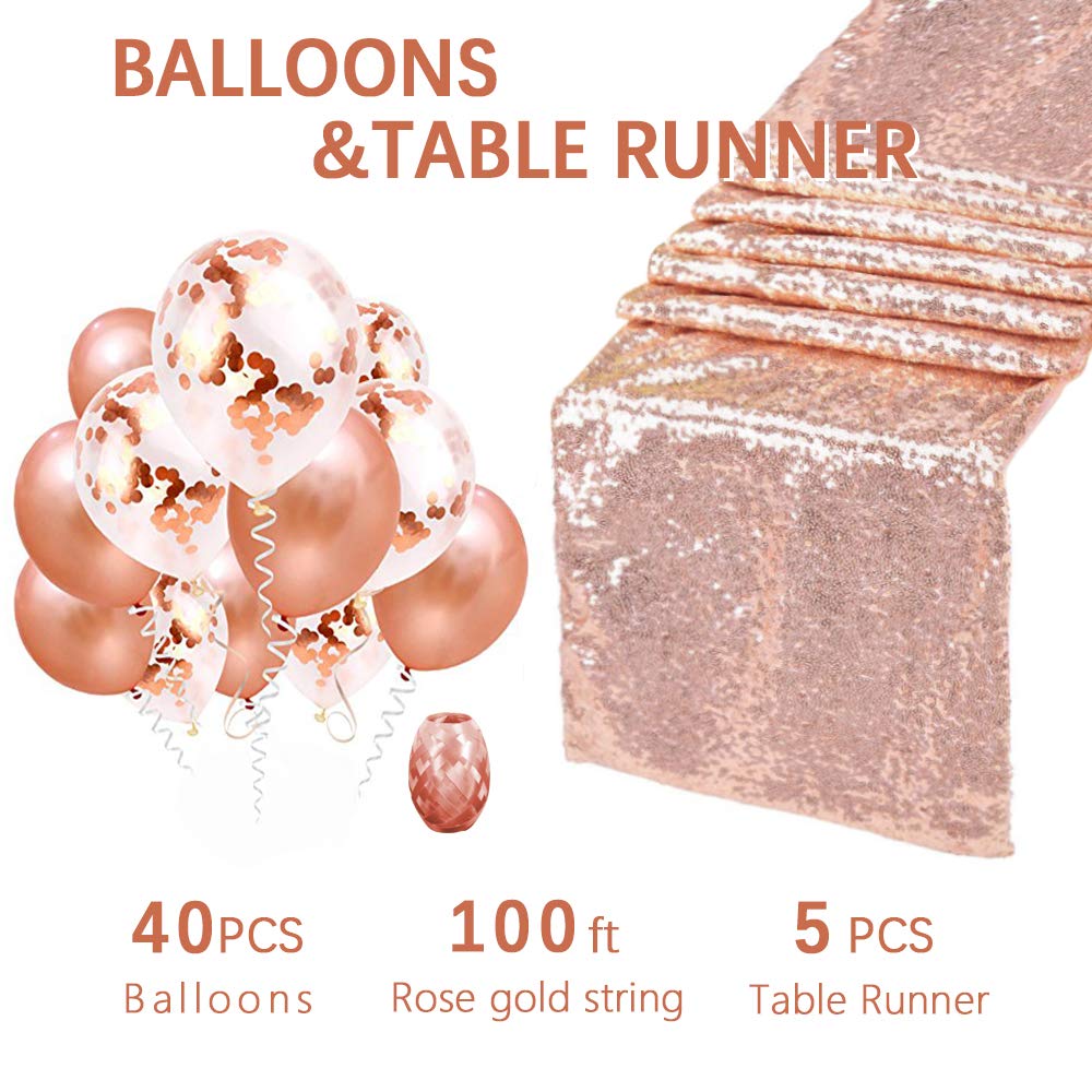 Best sequin gold table runner