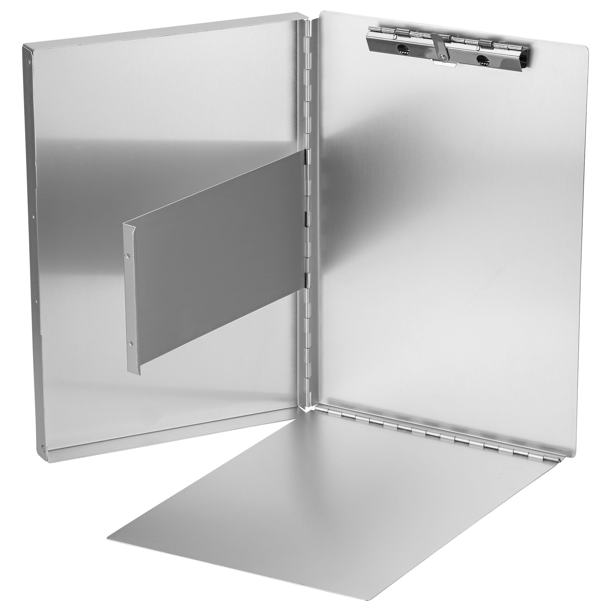 Saunders 30517 Form Holder with Compartment and Intermediate Layer Silver