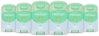 Mitchum Women Triple Odor Defense Unscented 48 Hr Deodorant Stick 41 g x6