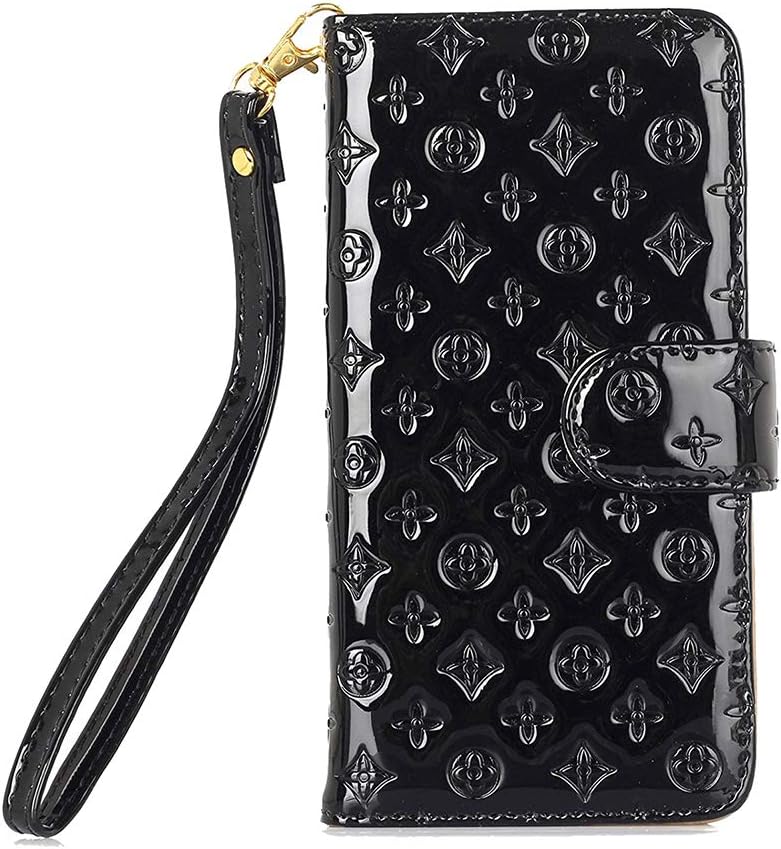 iPhone 11 Pro Case, iPhone 11 Pro Wallet Case with Card Holder, Leather Flip Case with Kickstand and Magnetic Closure, TPU Shockproof Interior Protective Cover for iPhone 11 Pro 5.8 Inch (Black)