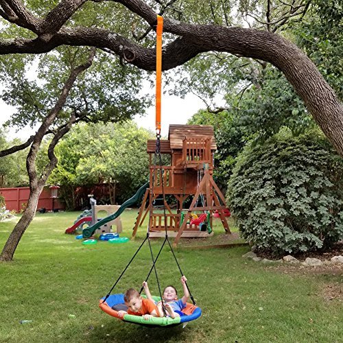 Children’s Tree Swing with Hanging Ropes 400lb Tree Swing Hanging Kit
