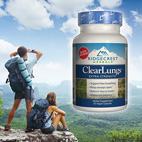 "RIDGECREST HERBALS Clearlungs Extra Strength - 60 Capsules" - Image 3