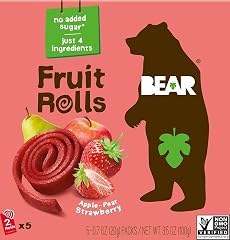 Bear Strawberry Yo Yo's Fruit Rolls 5 Count, .7 OZ