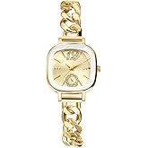 Avaner Women's Square Bracelet Watches: Analog Quartz Elegant Stainless Steel Wrist Watches for Women Ladies