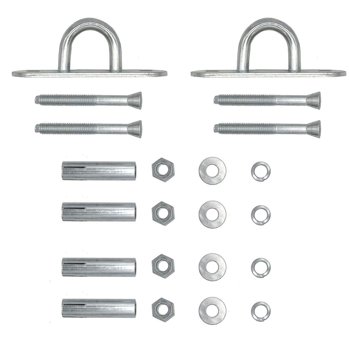 AMANKA 2x 250 kg Hanging Chair Attachment for Swing Hammock Punching Bag Concrete Ceiling