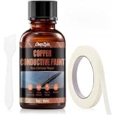 Copper Conductive Paint, Restores High Conductivity, Rapid Drying,0.33 oz | Fit Repair Various Types of Damage to Automotive Rear Window Defroster Grilles, Precise Repair, Strong Adhesion, Durability