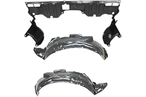 Parts N Go 2006-2011 Civic Coupe Fender Liner & Undercover Splash Guard Driver & Passenger Side