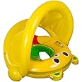 Poolmaster 81542 Learn-to-Swim Swimming Pool Float Baby Rider with Sun Protection, Bear