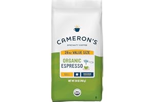Cameron's Coffee Roasted Whole Bean Coffee, Organic Espresso, 28 Ounce
