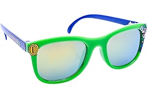 Sun-Staches Arkaid Official NIntendo Super Mario Sunglasses for Kids | UV 400 | One Size Fits Most Kids