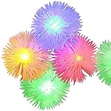 easyDecor Solar String Lights 23ft 50 LED 8 Modes Chuzzle Ball Fairy Christmas String Lights for Outdoor Indoor Party Wedding Holiday Patio Lawn Garden Decorations (Multi Color)