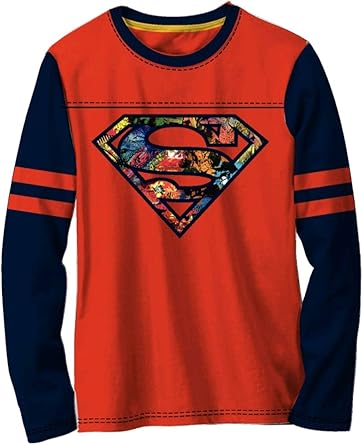 Toddler superhero long sleeve shirts Clearance