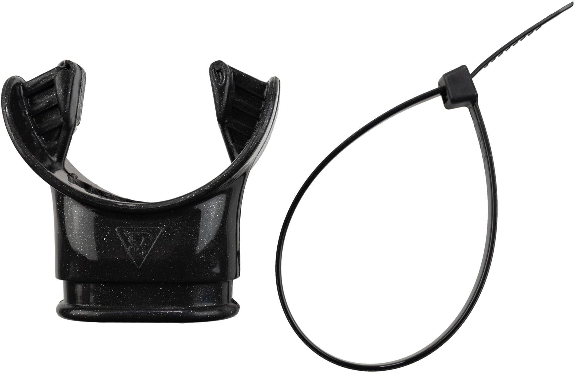 CRESSI Regulator Mouthpiece Plus Tie Wrap - Black