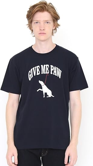 Amazon グラニフ Graniph ｔシャツ ギブミーパウ ネイビー メンズ レディース M G100 G107 Tシャツ カットソー 通販
