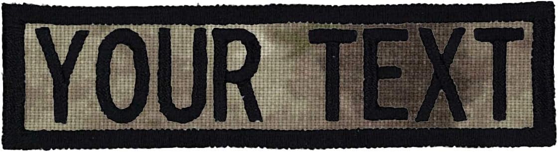 Custom Morale Name Tapes with Border! Over 35 Fabrics to choose! Made in USA!! SHIPS UNDER 24 HOURS!