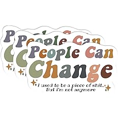 People Can Change Sticker